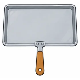 A thin metal sheet