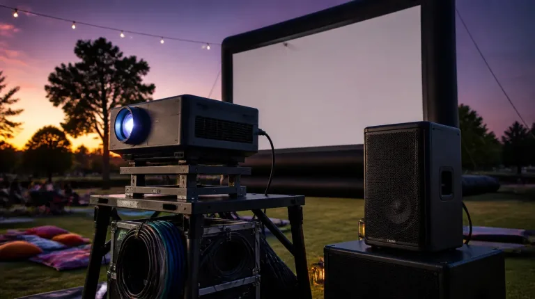 What’s Actually Included in an Outdoor Movie Night Rental?