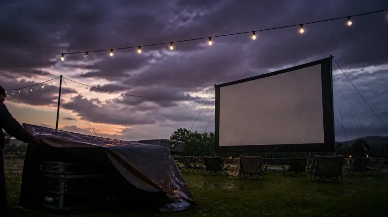 Rain Plan 101: What Happens If It Rains on Your Outdoor Movie Night?