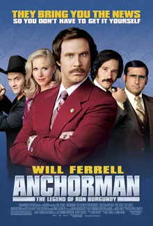 Anchorman: The Legend of Ron Burgundy movie poster
