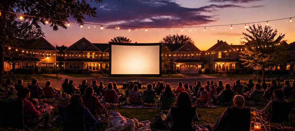 How to Host an Outdoor Movie Night for Your HOA or Neighborhood