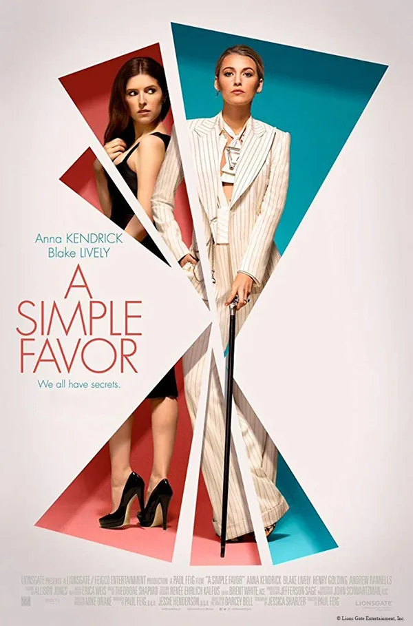A Simple Favor movie poster