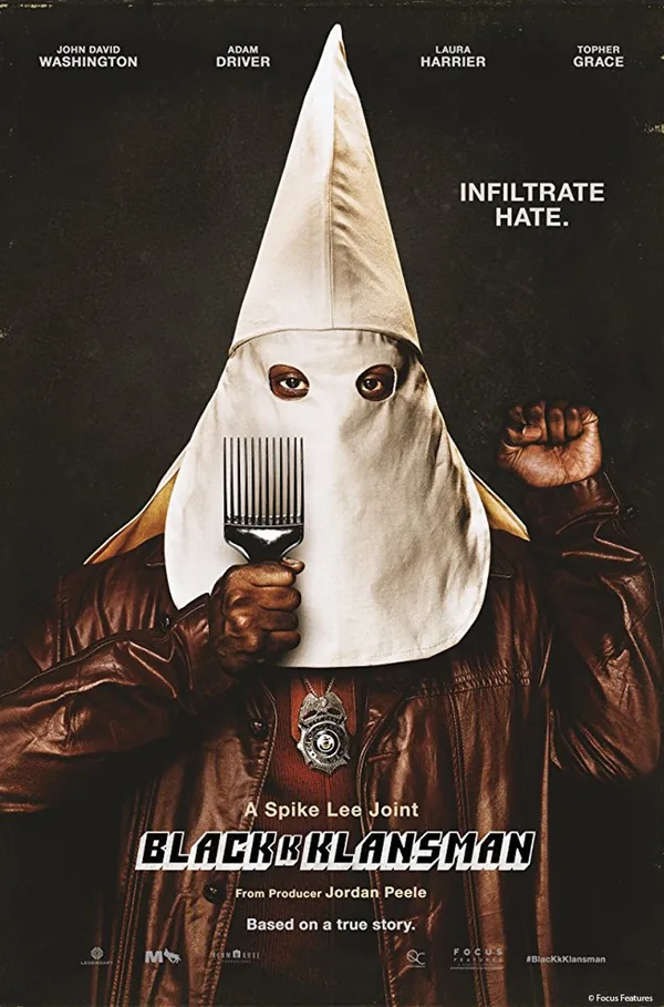 BlacKkKlansman movie poster