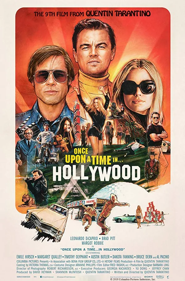 Once Upon a Time in Hollywood movie poster