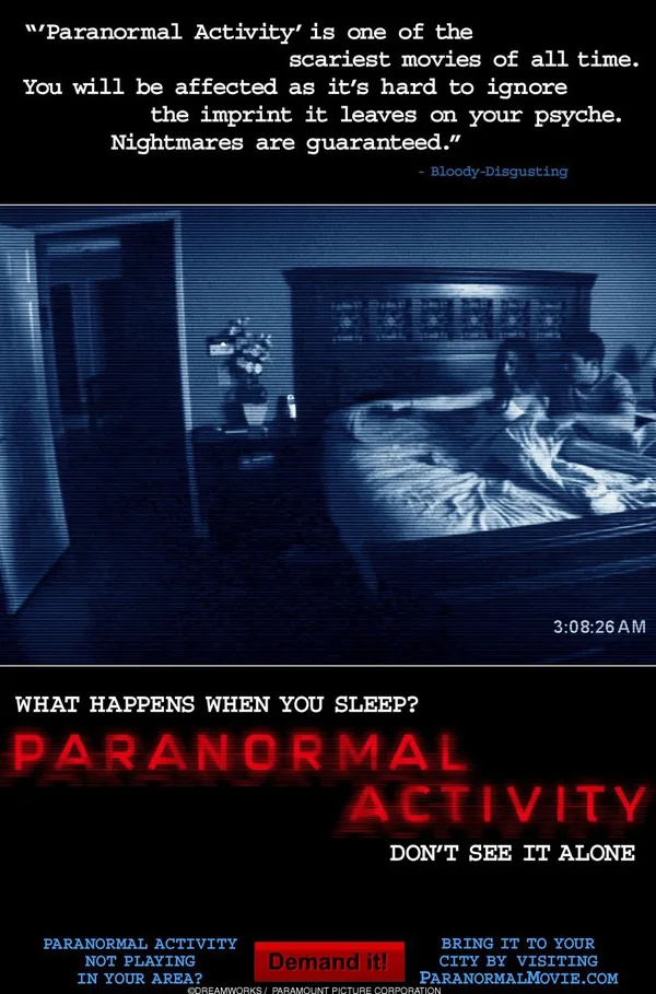 Paranormal Activity movie poster