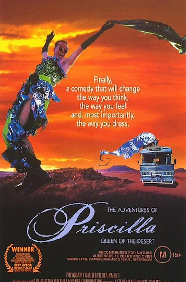 The Adventures of Priscilla, Queen of the Desert movie poster